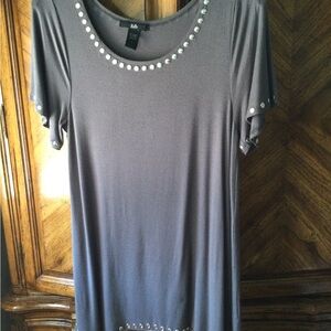 Gray color Women's Top with Studs.